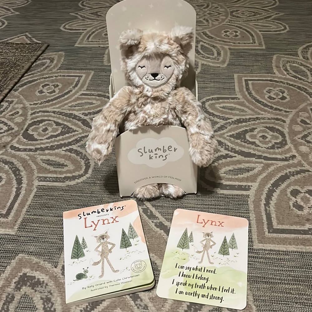 Slumberkins Lynx Kin New in Box
